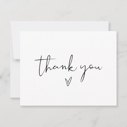 STELLA Modern Minimalist bedankpas Kaart (Voorkant)