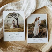 STELLA Moderne Edgy Arch Foto Opslaan De Datum Kaart