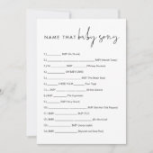 STELLA Naam Die Baby Song Game Kaart (Voorkant)