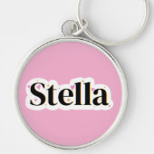 Stella naam schattig ontwerp sleutelhanger (Voorkant)