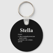 Stella Name Definition Funny D  Sleutelhanger (Voorkant)