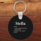 Stella Name Definition Funny D  Sleutelhanger (Voorkant)