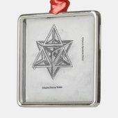 Stella octangula uit "De Divina Proportione" Metalen Ornament (Links)