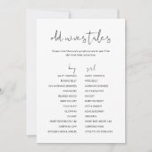 STELLA Oude vrouwen Tales Baby shower Game Kaart (Voorkant)