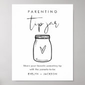 STELLA Ouderschap Tip Jar Sign Poster (Voorkant)