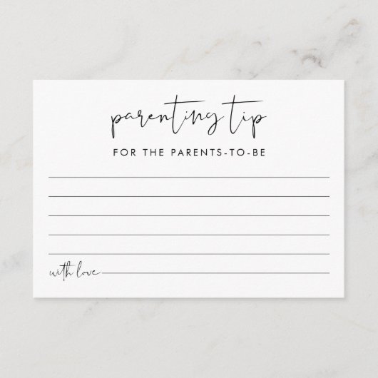 STELLA Ouderschap Tips Advies Kaart (Voorkant)