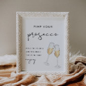 STELLA Pimp Uw Prosecco Mimosa Teken Poster