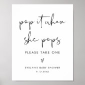 STELLA Pop het als ze Poppen, wijn champagne gunst Poster (Voorkant)