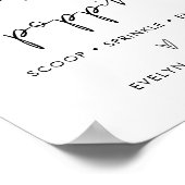 STELLA Popcorn Bar Trouwbord, Party Poppin Poster (Hoek)