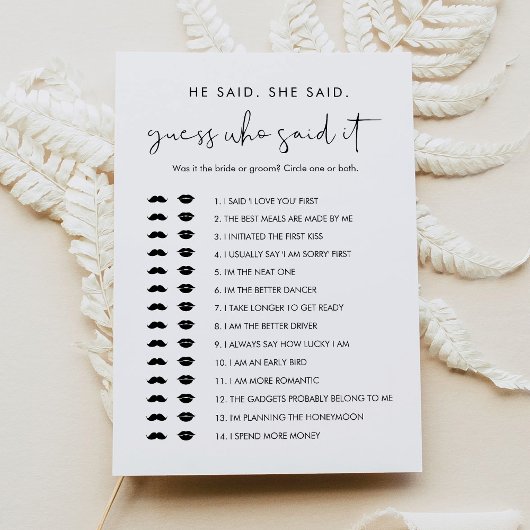 STELLA Raad eens wie zei het Vrijgezellenfeest spe Kaart