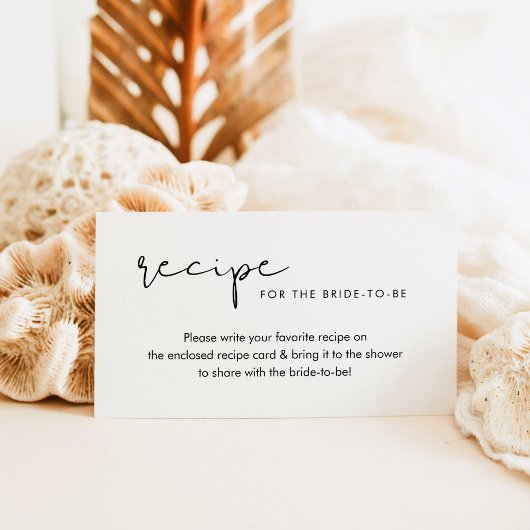 STELLA Recept invoegen Kaart Visitekaartje