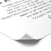 STELLA Ring Game Vrijgezellenfeest Sign Poster (Hoek)