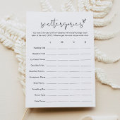 STELLA Scattergories Vrijgezellenfeest Game Kaart