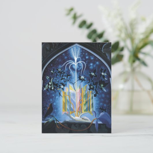 Stella - Serenade, een kerstcadeautje Briefkaart (Staand voorkant)