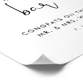 STELLA Sigaar Bar Trouwbord Poster (Hoek)