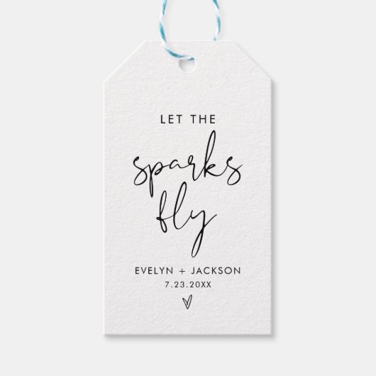 STELLA Sparkler Stuur weg, laat Sparks vliegen Kaa Cadeaulabel (Voorkant)