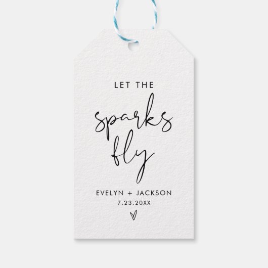 STELLA Sparkler Stuur weg, laat Sparks vliegen Kaa Cadeaulabel (Achterkant)