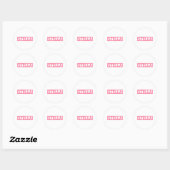 Stella Stamp Ronde Sticker (Vel)