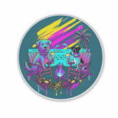 Stella & Taj Dawg  Sticker (Voorkant)