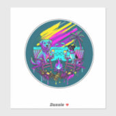Stella & Taj Dawg  Sticker (Vel)