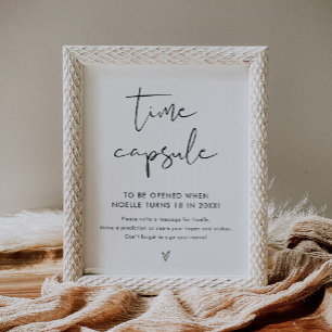 STELLA Time Capsule Baby shower teken Poster