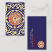 Stella Tree Navy en Red Visitekaartje (Voorkant / Achterkant)