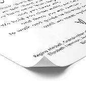 STELLA Trouwbord 'In Loving Memory' Poster (Hoek)