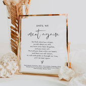 STELLA Trouwbord 'In Loving Memory' Poster