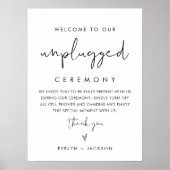 STELLA Unplugged Trouwceremonie Teken Poster (Voorkant)