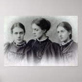 Stella, Vanessa en Virginia Stephen, c.1896 Poster (Voorkant)