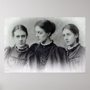 Stella, Vanessa en Virginia Stephen, c.1896 Poster