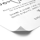 STELLA Video Booth Trouwbord Poster (Hoek)