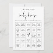 STELLA Vind de gast Baby Bingo Game Kaart (Voorkant)