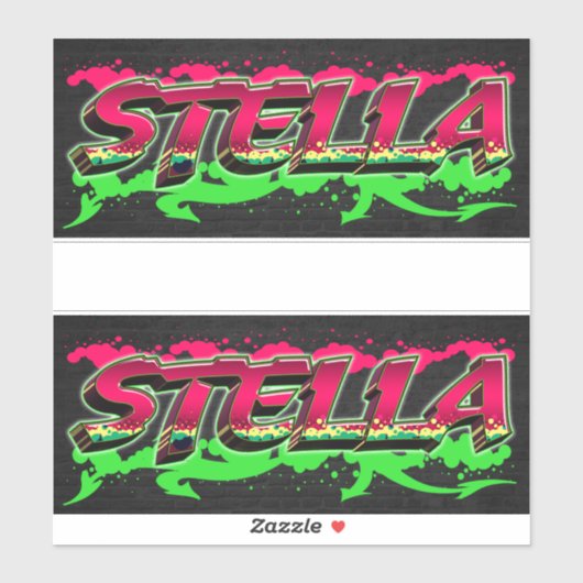 Stella Vorname Name Graffiti Aufkleber Sticker (Vel)