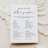 STELLA Wat is er op uw telefoon bruids spel Kaart