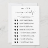 STELLA Wie zei het Mama Papa Baby spelkaart Kaart (Voorkant)