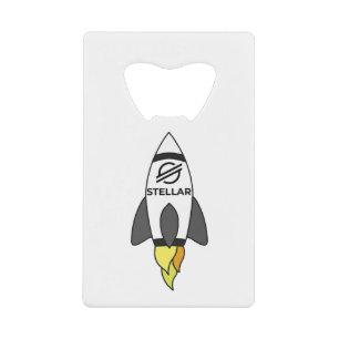 Stellair aan de motorraket creditkaart flessenopener