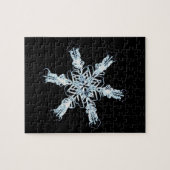 Stellair sneeuwkristal legpuzzel (Horizontaal)