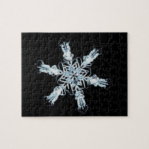 Stellair sneeuwkristal legpuzzel