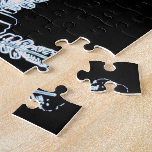 Stellair sneeuwkristal legpuzzel (Zijkant)