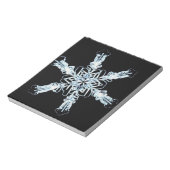 Stellair sneeuwkristal notitieblok (Linkerzijde)