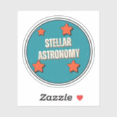Stellaire Astronomie Sticker (Vel)