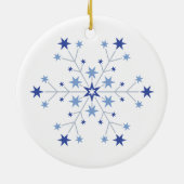 Stellaire Beginnen Keramisch Ornament (Achterkant)