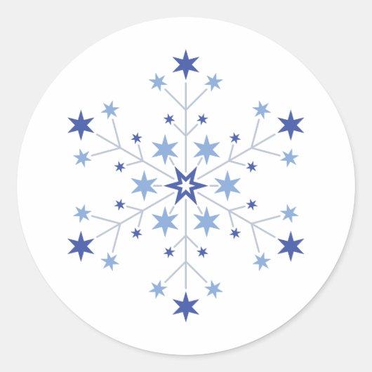 Stellaire Beginnen Ronde Sticker (Voorkant)