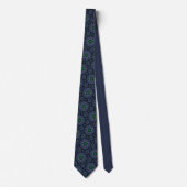 Stellaire blauw en groen stropdas (Voorkant)