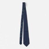 Stellaire blauw en groen stropdas (Achterkant)