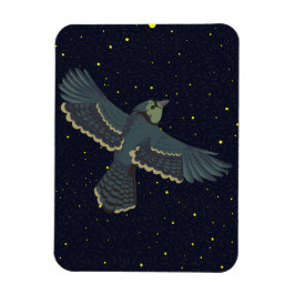 Stellaire Blauwe Gaai Magneet