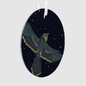 Stellaire Blauwe Gaai Ornament (voorkant)