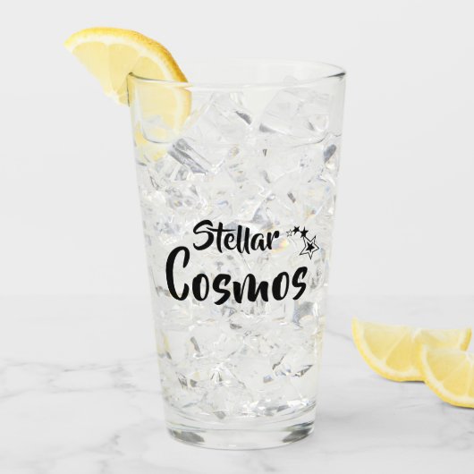 Stellaire Cosmos Glazen Beker (Voorkant ijs)