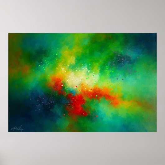 Stellaire Droomtoestand Abstract Poster (Voorkant)